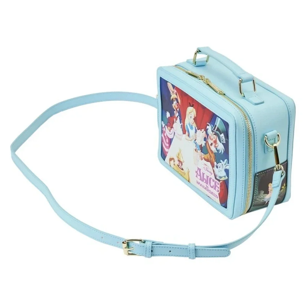 Loungefly Disney Alice in‎ Wonderland Vintage Lunchbox Crossbody Bag